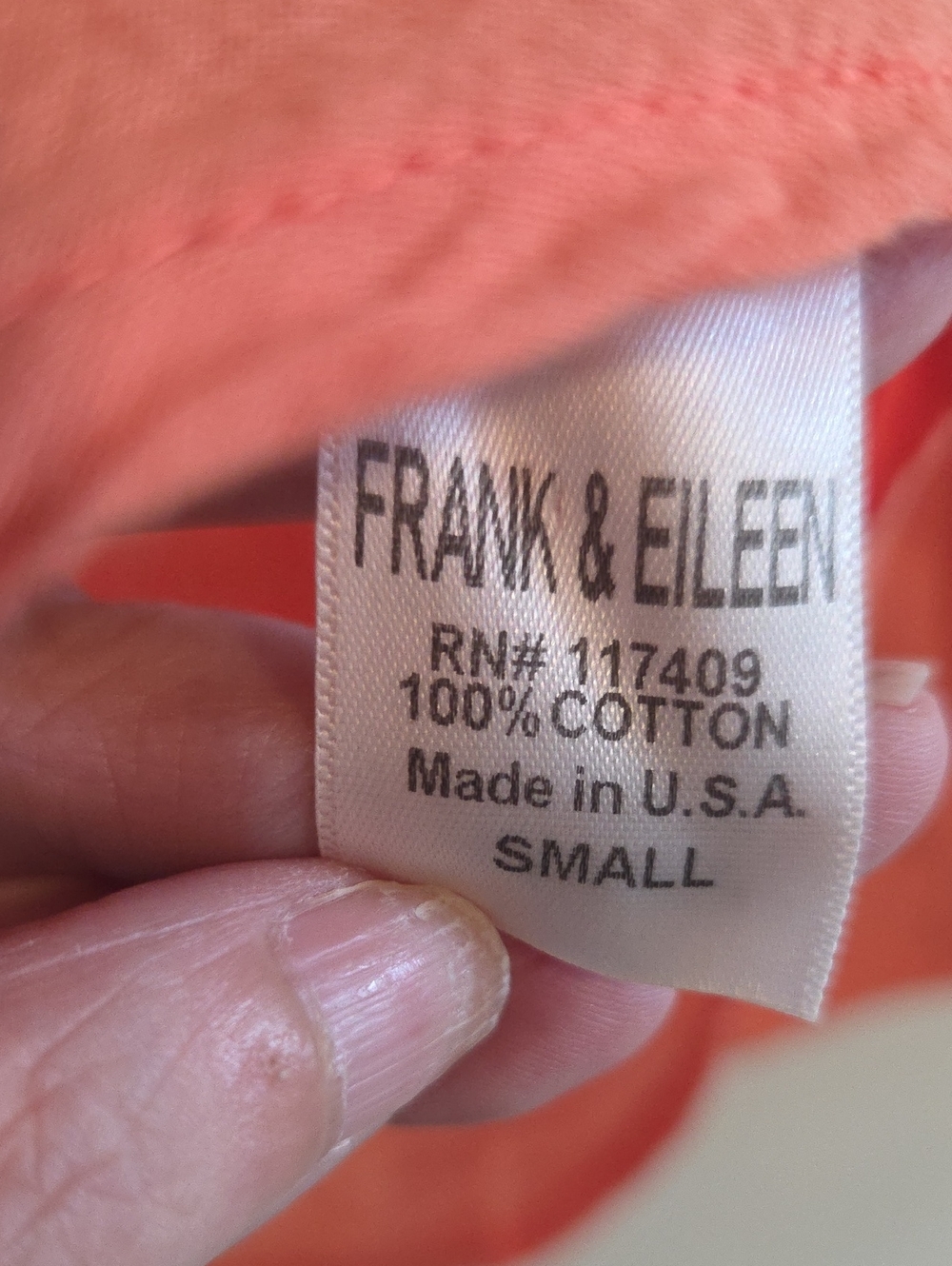 Frank & Eileen Coral Button-Down Shirt - Picture 8 of 11